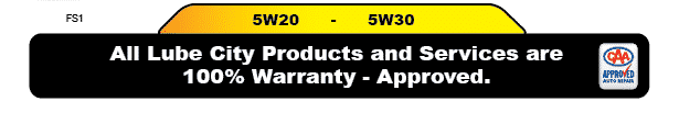 All Lube City Products and Services are 100 Percent Warranty - Approved CAA Approved