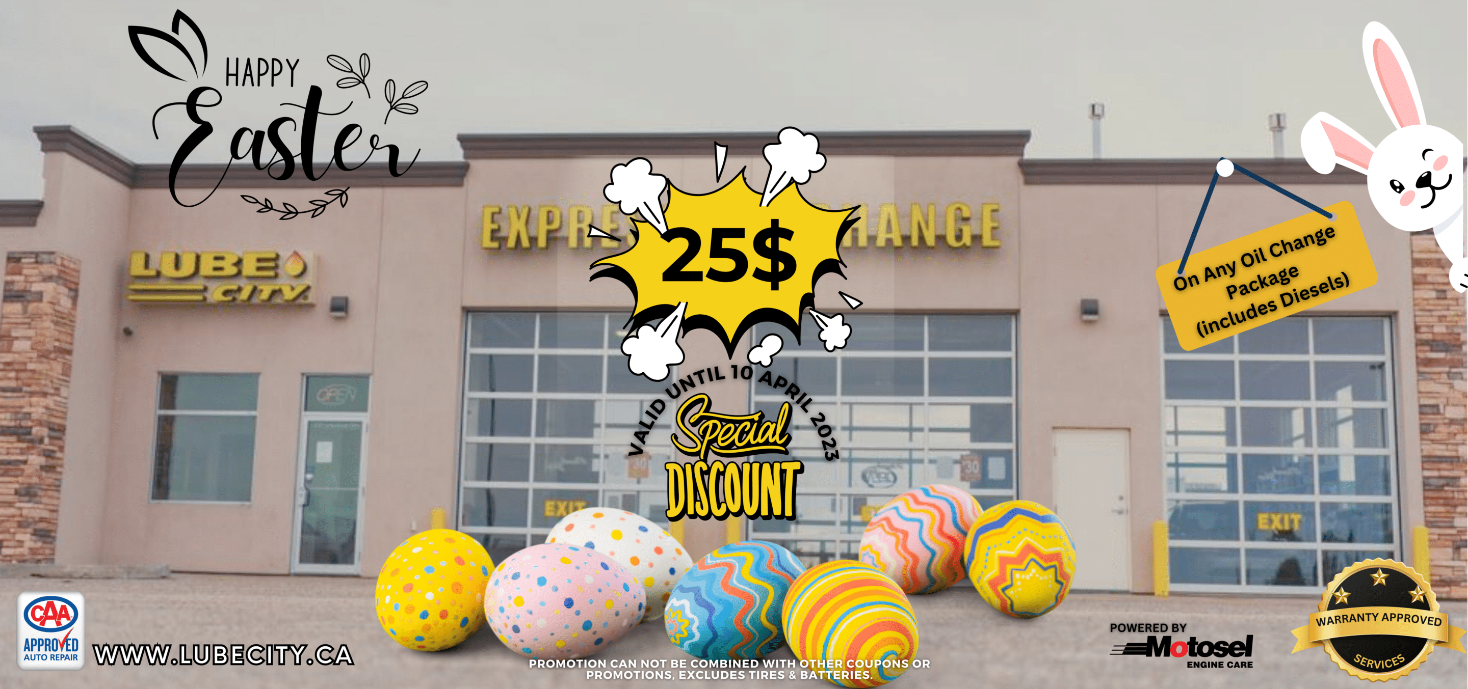 Coupon-Easter Easter Oil change Special
